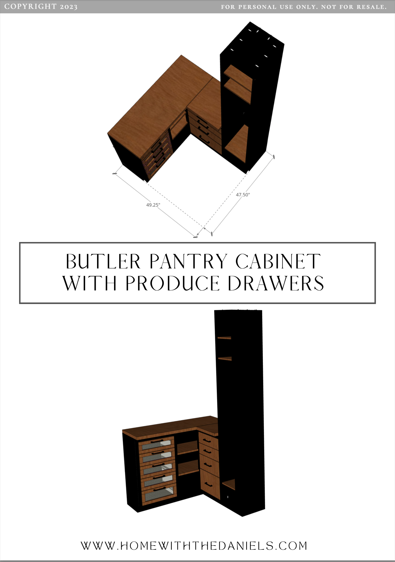 Pantry pdf plan overall pantry measurement sketchup