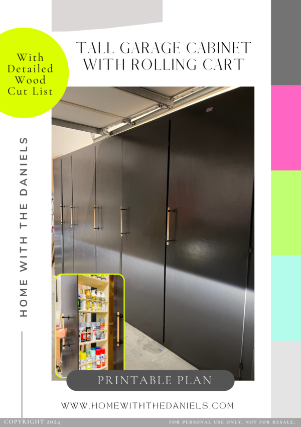 Garage Cabinet PDF Plan
