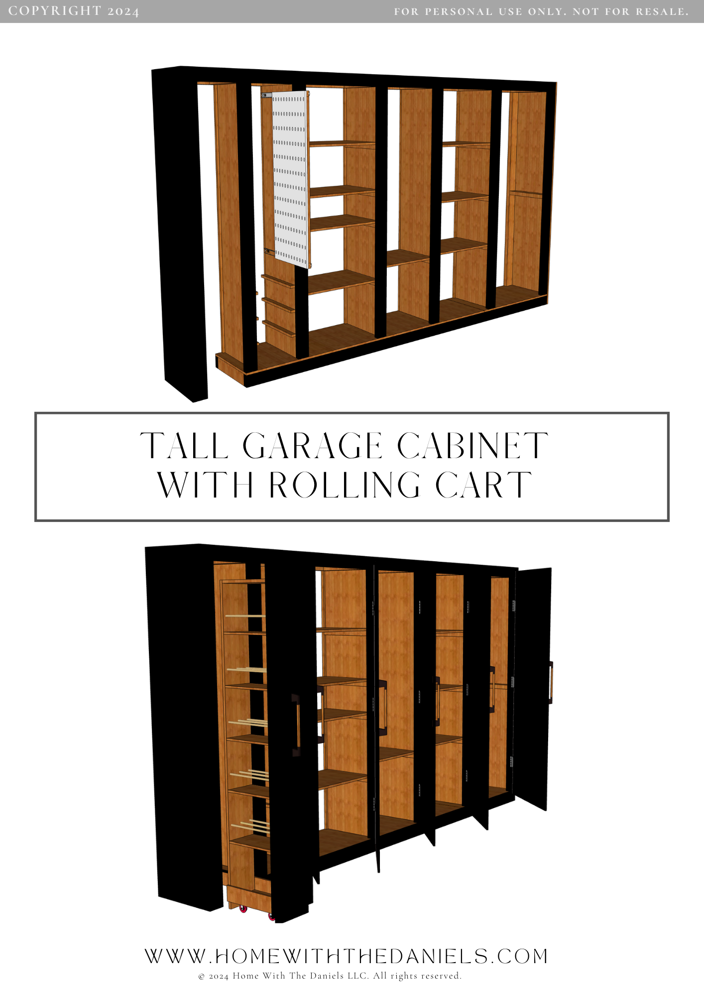 Garage cabinet printable guide additional image